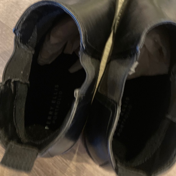 Perry Ellis Portfolio Boots Size 13 Black NWOB - Picture 5 of 6